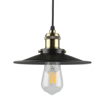 

Industrial metal lamp shade Pendant Light Vintage E27 LED Lighting Retro Hanging pendant Lamp for Restaurant and Kitchen