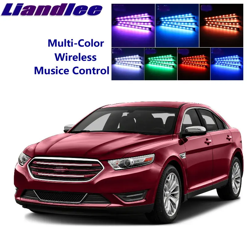 Liandlee Car Neon Color-Changing Light of Atmibient Inside Footwell Light For Ford Taurus