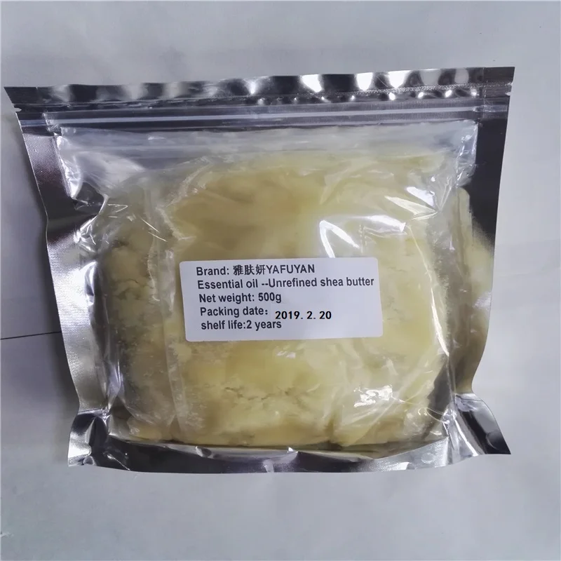 

YAFUYAN 500g Raw Natural Organic Unrefined Shea Butter Oil Fresh Grade Nourishing Moisturizing Wrinkle Skin Care