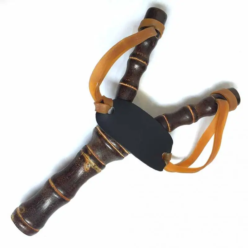 Powerful Sling Shot Bamboo Slingshot  (5)