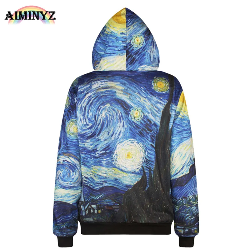 

Casual Hoodies 3d men In Men's Hoodies Sweatshirt Fashion Print Oil Painting Hooded Tracksuits Pullover Tops Oversized Hoody