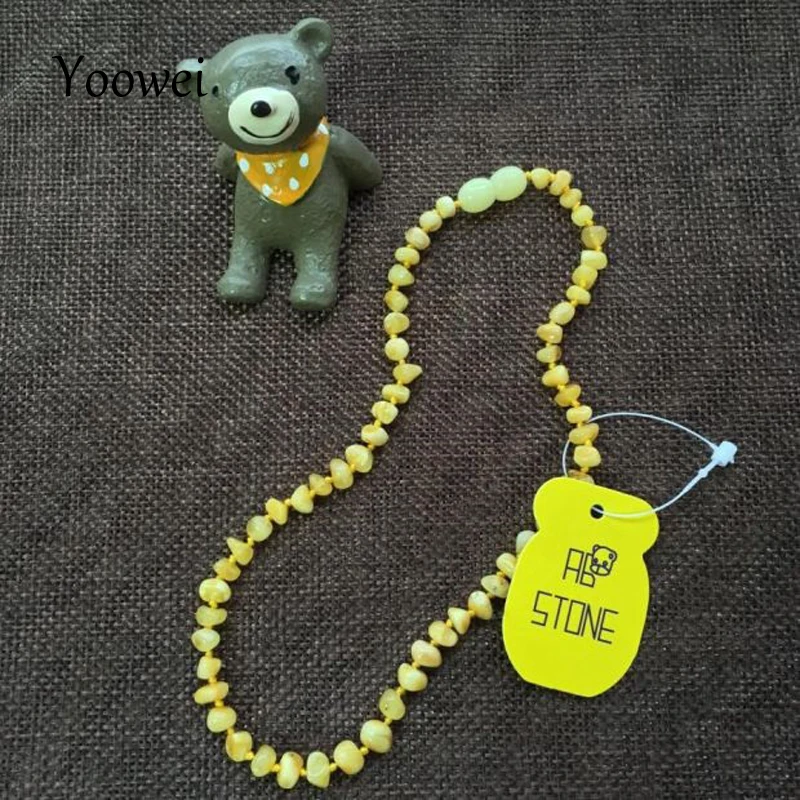 spesifikasi Yoowei Grosir Asli Kuning Kalung untuk Anak anak Dewasa Manik manik Bayi Tumbuh Gigi Kalung Amber Baltik Amber Alami Perhiasan 10 Warna
