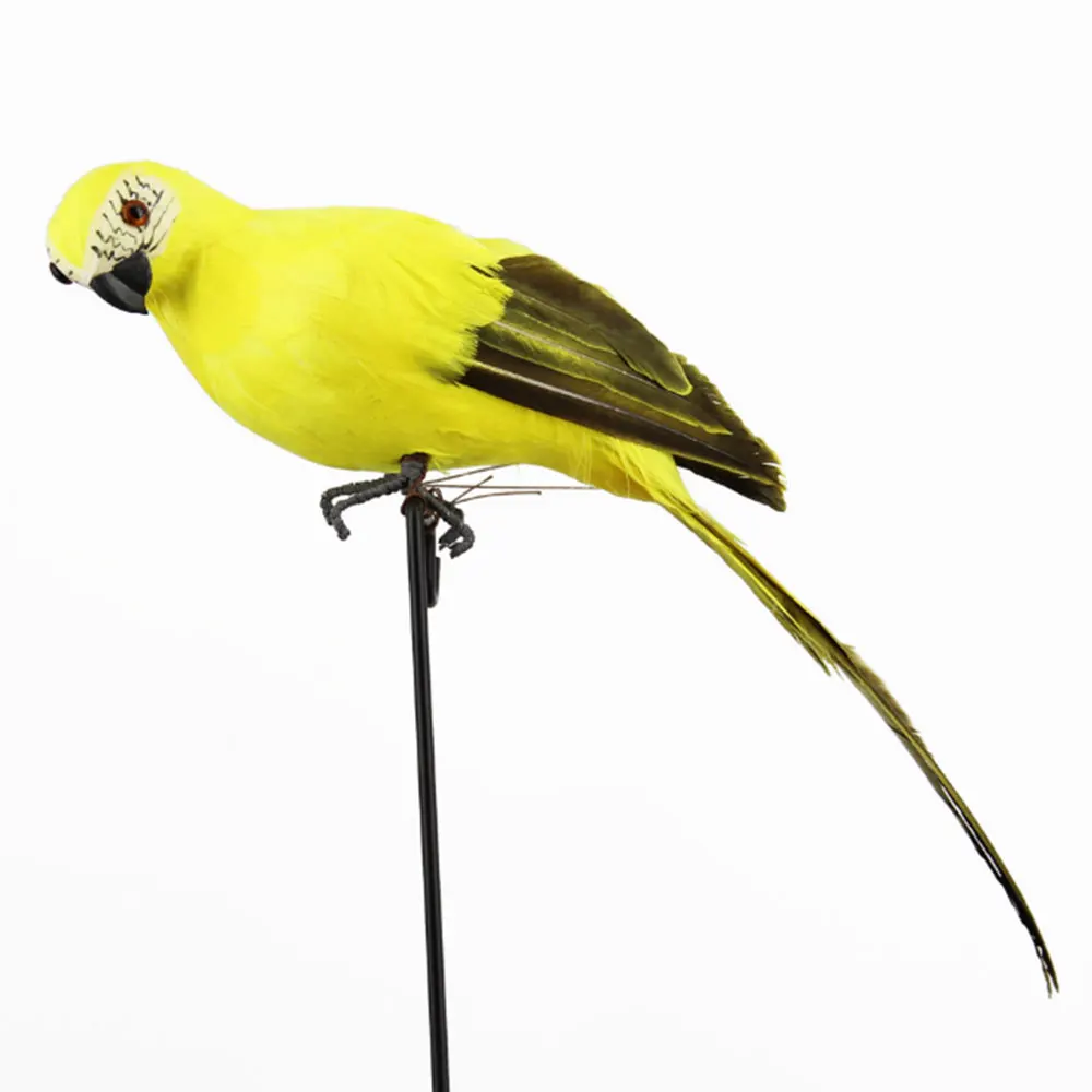 Декоративная фигурка имитация попугая Красивая пена домашнее животное ручной работы птица