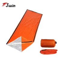 Jwin аварийный спальный складной мешок аварийная Первая помощь при засыпании мешок PE пленка палатка для кемпинга и пеших прогулок