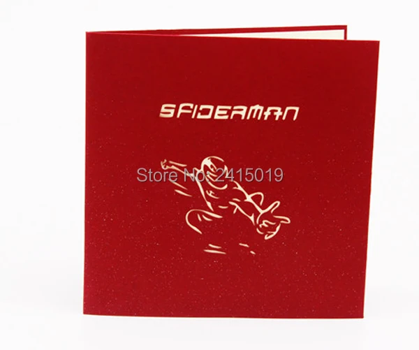  Freeshipping 5pc/lot 13x15cm handmade exquisite 3D fold up party greeting invitation card kids chil - 32728452924