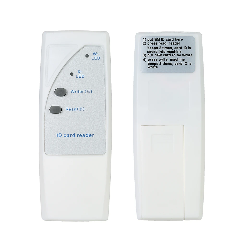 Управление доступом к двери RFID 125 кГц Ручной Смарт-считыватель ID карт копир писатель Дубликатор+ 10 шт. читаемые записываемые брелоки