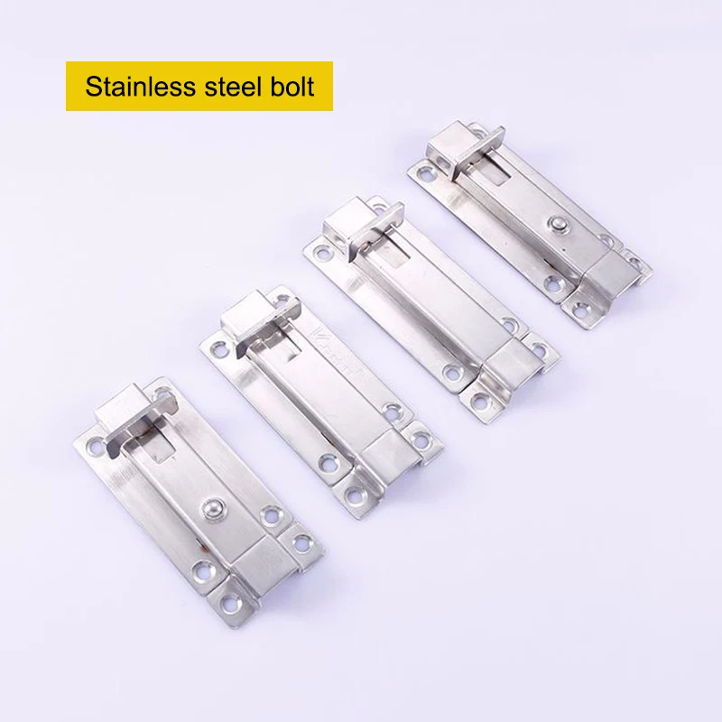 

3pcs Thickened Stainless Steel Spring Barrel Plug Door Latch Sliding Lock Barrel Lock CLH@8