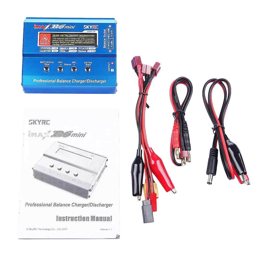 SKYRC Imax B6 Mini Professional Battery Balance Charger Lipo Life 60W For RC Helicopter Drone Charging original skyrc imax b6 60w mini professional balance charger discharger for rc helicopter toy quadcopter battery charging f00032