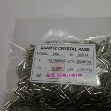 10 шт 2*6 206 цилиндрический кристалл колонки вибрации кристалл 32,768 KHZ 32,768 K 20PPM резонатор
