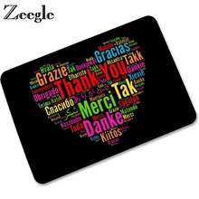 Zeegle Забавный резиновый коврик с принтом слов, Противоскользящий коврик для двери, коврик для входной двери, коврик для пола, коврик для передней части, напольный ковер