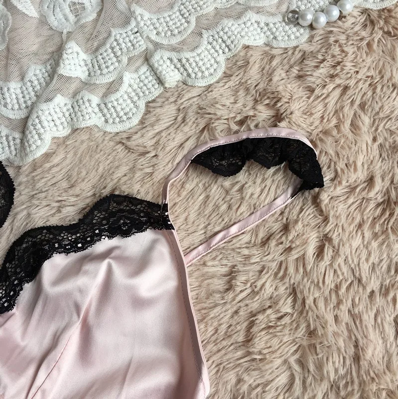 Fiklyc/брендовая модная кружевная женская ночная рубашка+ халат, комплект из двух предметов для сна и отдыха, роскошное Сексуальное Женское ночное белье, шелк, сатин