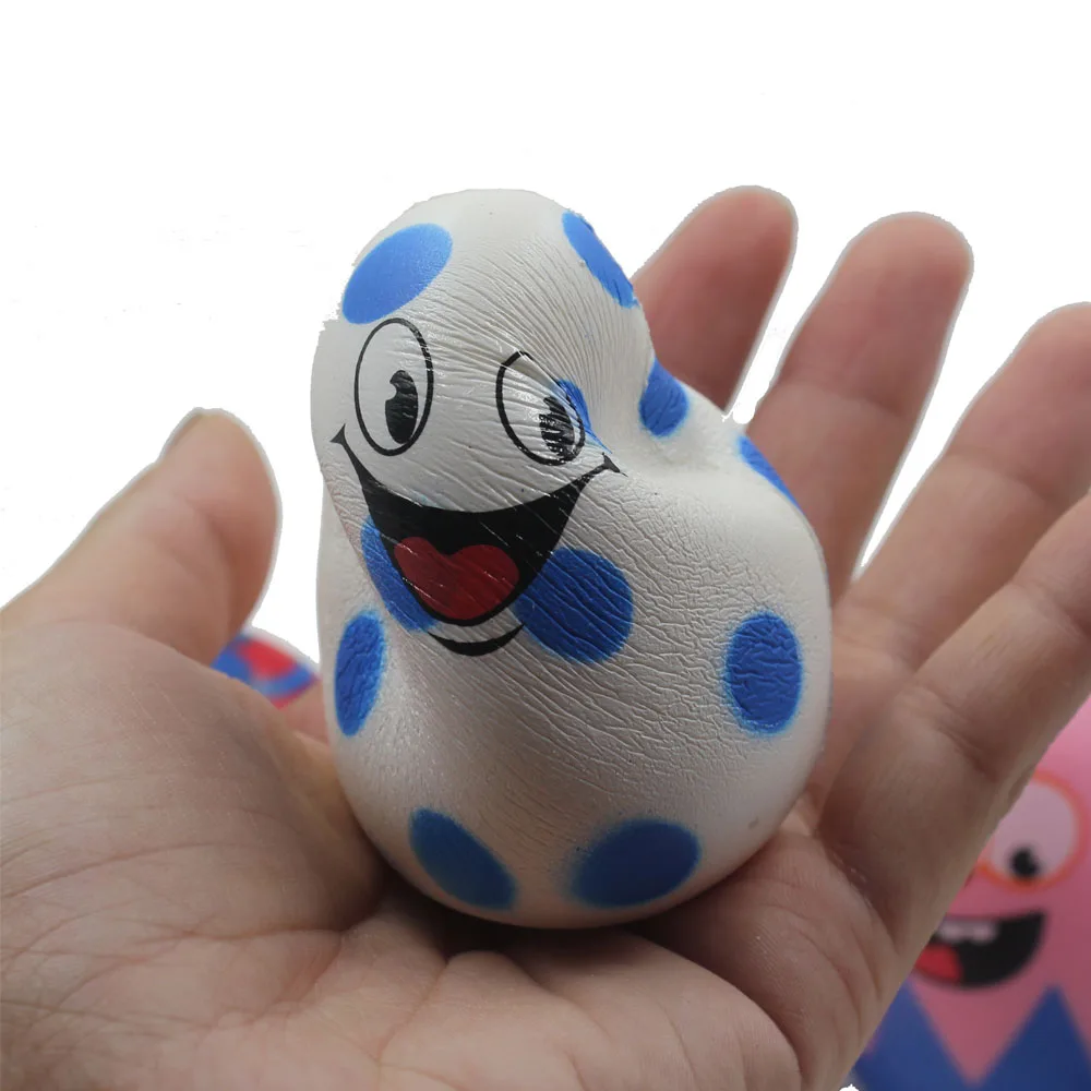 Kawaii ПУ пена красочное яйцо мягкими подарками крем ароматизированный медленно поднимающийся стресс облегчение игрушки для детей и взрослых