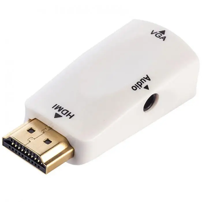 Новинка; Лидер продаж HDMI к VGA с аудио кабель адаптер hdmi-vga мужчина к HDMI 1080 p разъем VGA конвертер для ПК/ТВ/Xbox 360 PS3 Q