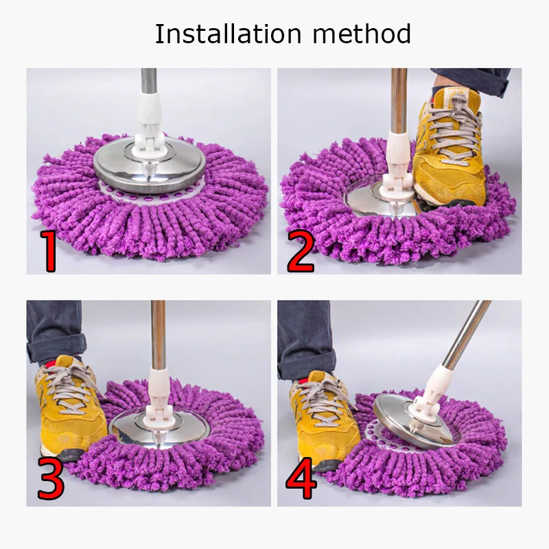 

Smart Nanometer Microfiber Cloth Mop Head For Spin Magic Mop House Cleaning Super Water Dust Absorbing For Cleaning home