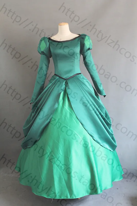 

Free shipping for Kid/adult women princess the litter Mermaid ariel costume fairy tale cosplay dress