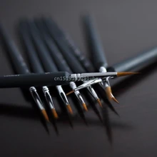 Новое поступление 9 шт./компл. кисть для общих чертах линии гуашь акварель Краски масло Краски ing#1