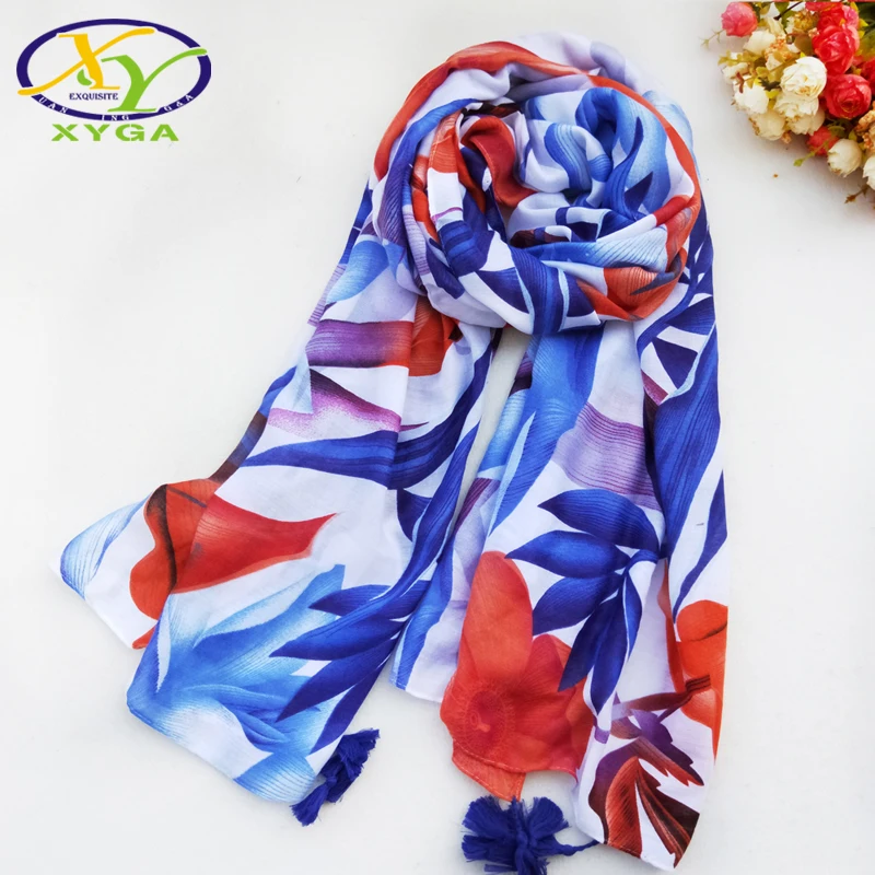 

1PC 180*100CM 2016 New Design High Quality Fashion Twill Cotton Women Scarf Woman New Design Flower Printed Cotton Pashminas