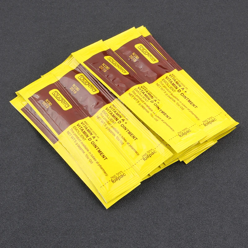 

10pcs/pack Tattoo Aftercare Cream A+D Vitamin Ointment Gold packaging Eyebrow Lips Permanent Markup Repair Tattoo tool