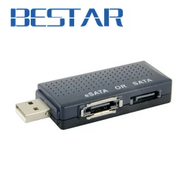 

USB 2.0 USB2.0 TO Serial ATA SATA or eSATA Bridge Adapter adaptor For SATA Internal External Hard Drive