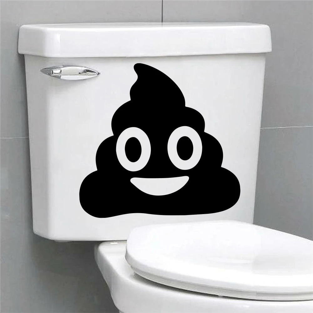 

CutePoo Toilet Sticker Waterproof Decals Home Decoration Accessories For Toilet Sticker Removable Bathroom Decor
