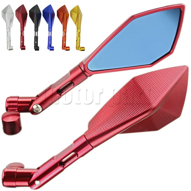 Rearview Mirrors For Kawasaki ER 6N ER 5 Versys 650 1000 W800 ZRX 1200R