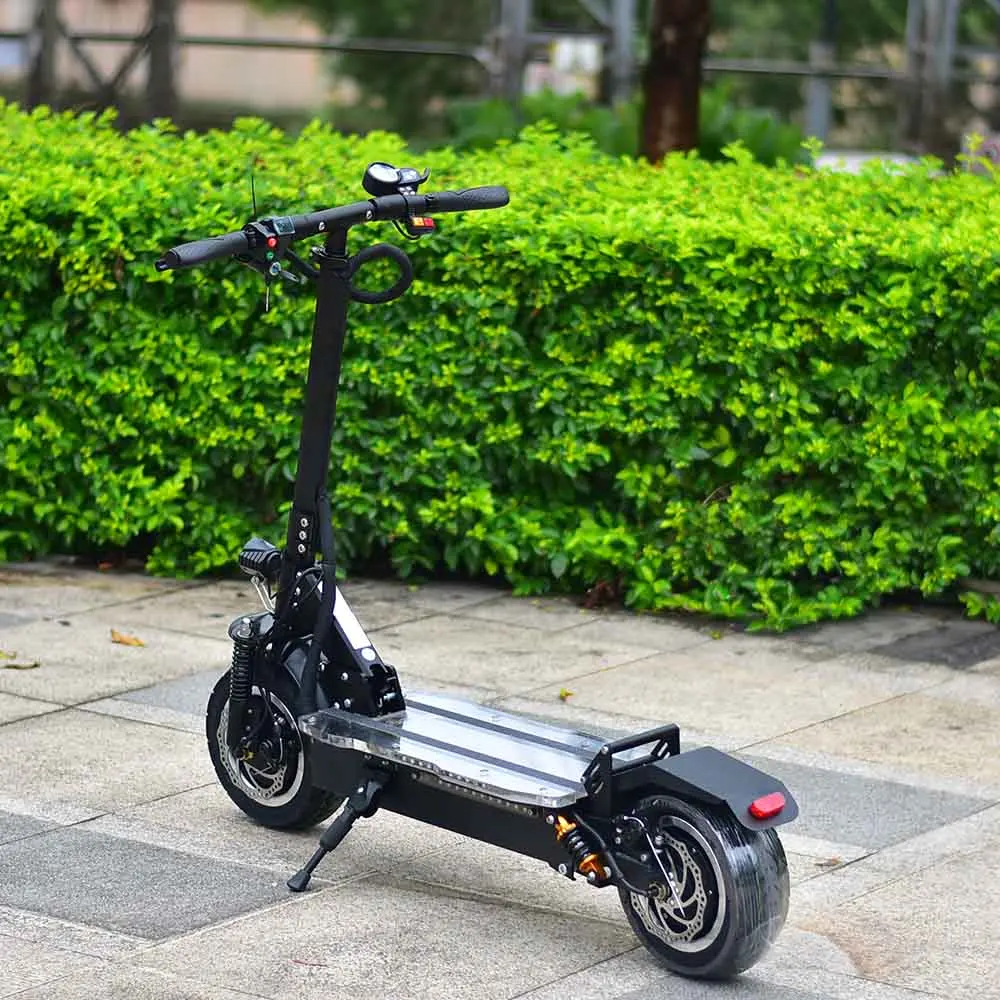 

Popular Foldable 2 Wheels Dual tron 3200W Strong Power and 11 inch Off-Road Tire Electric Scooter adults elektrikli scooter