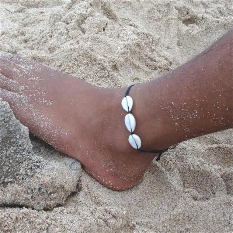 

Anklets for Women Shell Foot Jewelry Summer Beach Barefoot Bracelet Ankle on Leg Ankle Strap Bohemian Accessories Shell Anklets