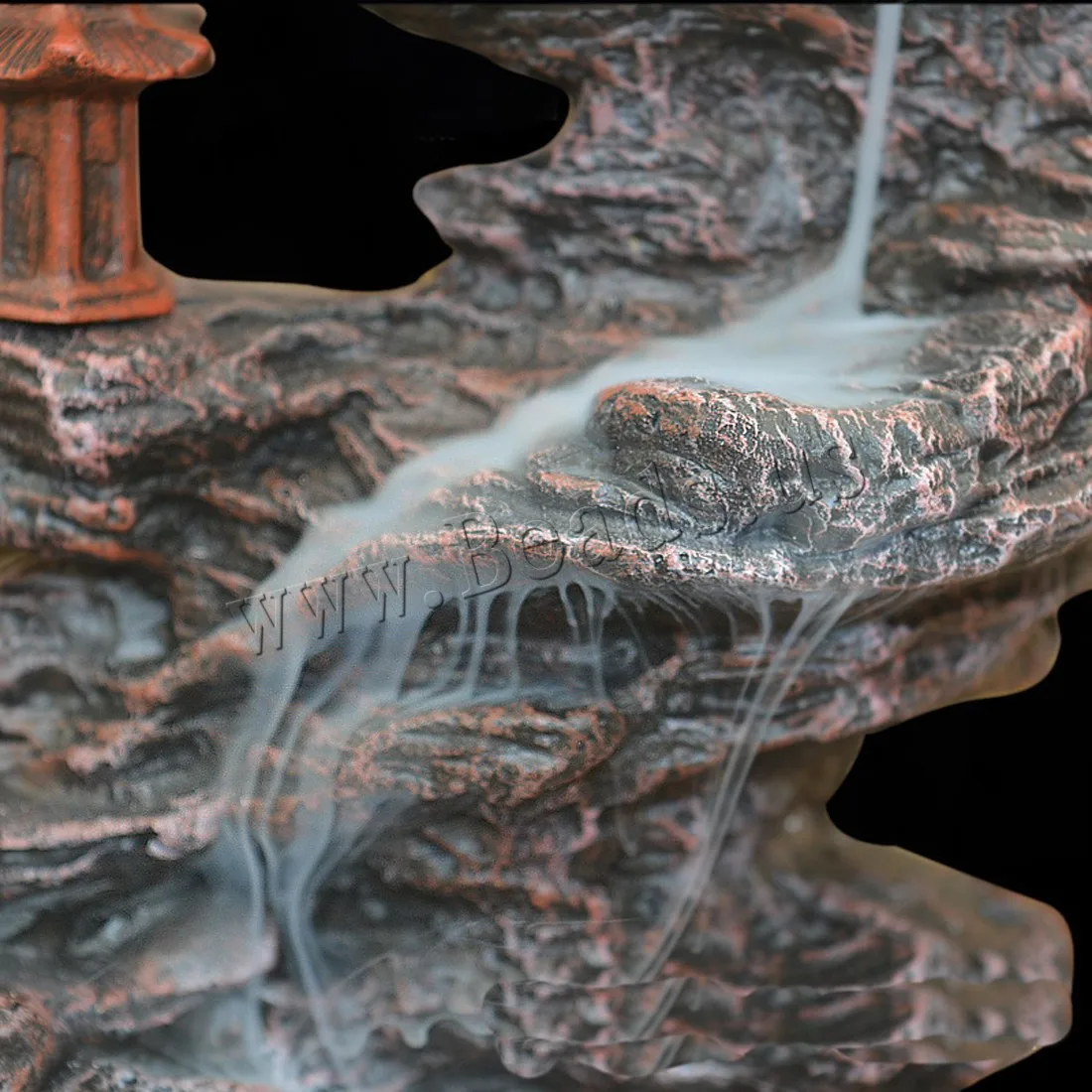 High Mountain Smoke Waterfall Backflow Incense Burner River Handicraft Aromatherapy Furnace Holder Use In Home Office Teahouse