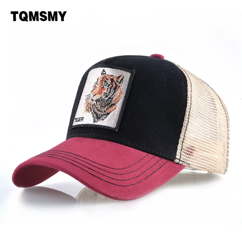 Buy Embroidery animal baseball caps for men Breathable