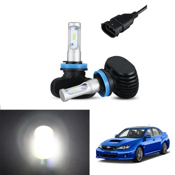 

High Power 50W 8000LM LED Headlight Kit Low Beam Bulbs For 2008-2014 SUBARU Impreza Headlamp 6500K White Car Light