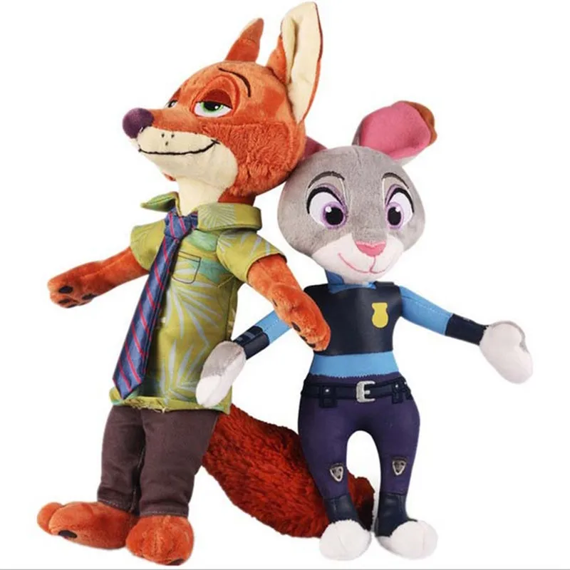 35cm-Zootopia-Plush-Toy-Rabbit-Judy-Hopps-Fox-Nick-Wilde-Movie-Kids-Dolls-Stuffed-Toys-Plush_