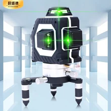 Changsheng 3D зеленый светильник 12 линейный уровень инструмент 8 линия инфракрасный Высокоточный Автоматический Лазерный уличный сильный светильник