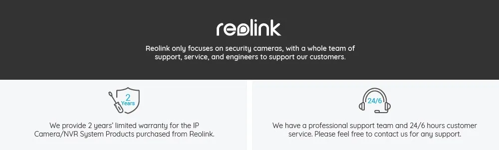 Reolink Видеонаблюдение Wi-Fi 2.4 г/5 г HD 5MP Зум Автофокус cctv Безопасности Ночноего Видения Пуля IP Камера RLC-511W