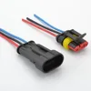 3 Pin Car Waterproof Electrical Connector Plug with Electrical Wire Cable ► Photo 3/6