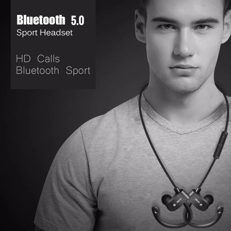 Bluetooth 5 0 наушники Беспроводная гарнитура Спорт стерео для iPhone Redial
