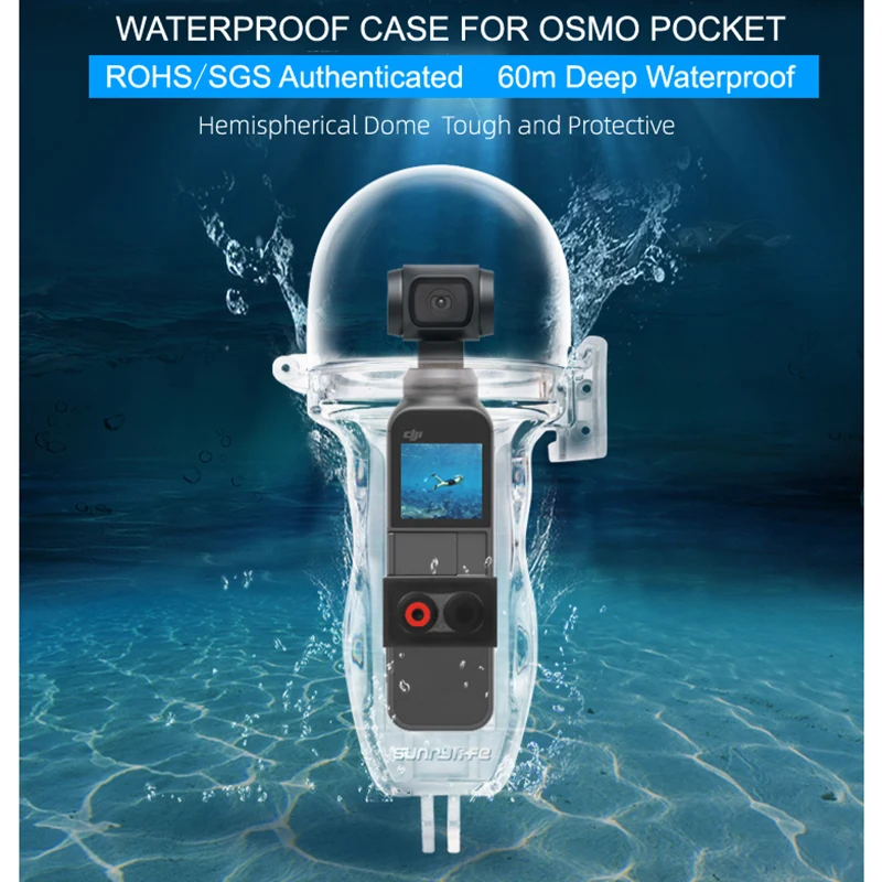 

Dive Case for DJI Osmo Pocket Housing Waterproof Case or Protective Diving Case Shell 60M Depth Camera Osmo Pocket Accessories
