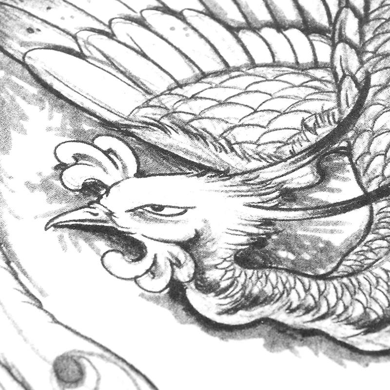 Japanese Style Dragon Pattern Tattoo Book Manuscripts Sketch 3d Art Body Sketchbook Painting Kits Tb2203
