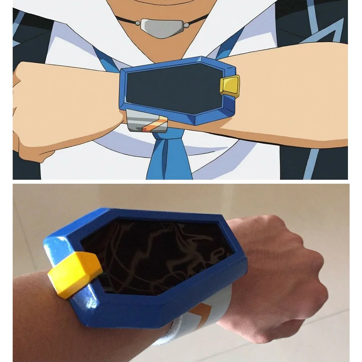 Yugioh Vrains Duel Disk Revolver Fujiki Yuusaku Blue Angel Cosplay Prop Bracelet Yugioh Vrains Duel Disk Revolver Fujiki Yuusaku Blue Angel Cosplay Prop Bracelet