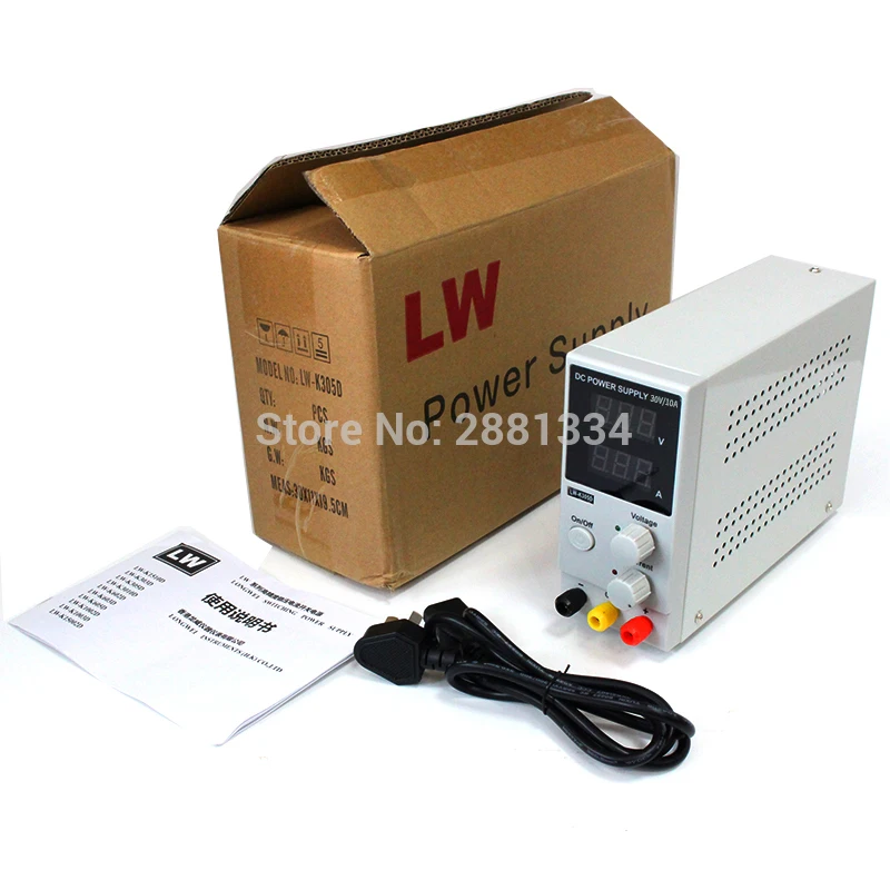 

30V 10A DC Power Supply LED Display Adjustable Switching Regulator DC Power Supply K3010D Laptop Repair Rework 110v - 220v LAB H