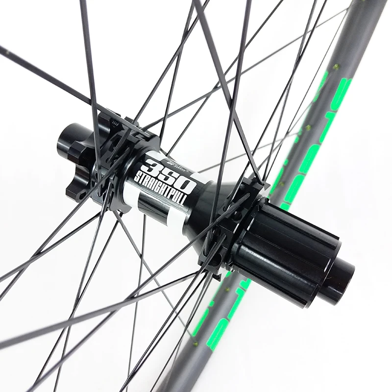 Perfect 1310g SUPER LIGHT carbon BOOST wheelset 29er MTB XC 30mm asymmetric 22mm deep clincher tubeless straight pull mountain wheels 11