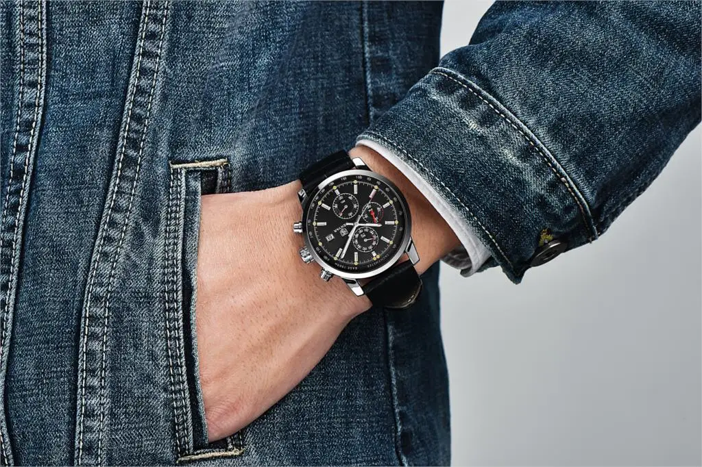 BENYAR, модные спортивные мужские часы с хронографом, лучший бренд, Роскошные водонепроницаемые военные кварцевые часы, мужские часы BY5102