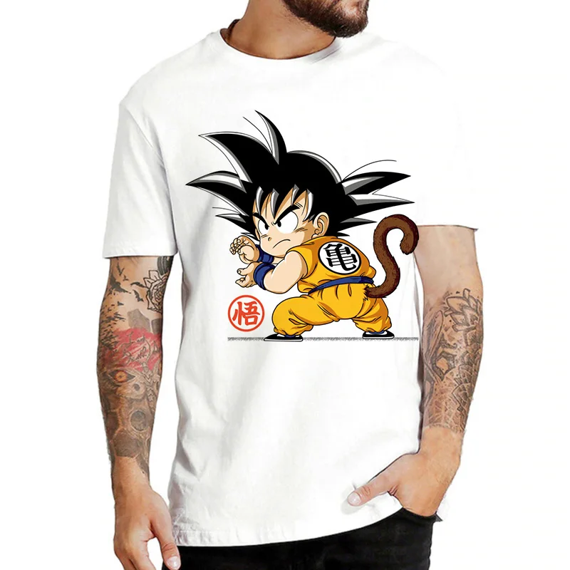 

dragon ball T Shirt Super Saiyan Dragonball Z Dbz Son Goku Tshirt Japan Vegeta Anime T-shirt Men/Boy Tops Tee Shirt Dropship