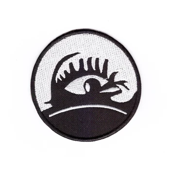 

Suitable for all kinds of clothes Embroidery Clockwork Orange Alex Eye Eyeball Iron on Patches Bulk Rockabilly