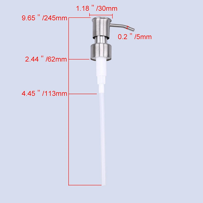 WHISM нержавеющая сталь кухня мыльный насос дозатора Жидкости Ванная комната гель для душа шампунь бутылка насос замена головки