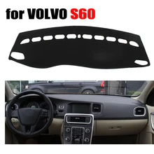 Rkac приборной панели автомобиля охватывает мат для VOLVO S60 2010- левым dashmat pad Даш крышка авто аксессуары для приборной панели