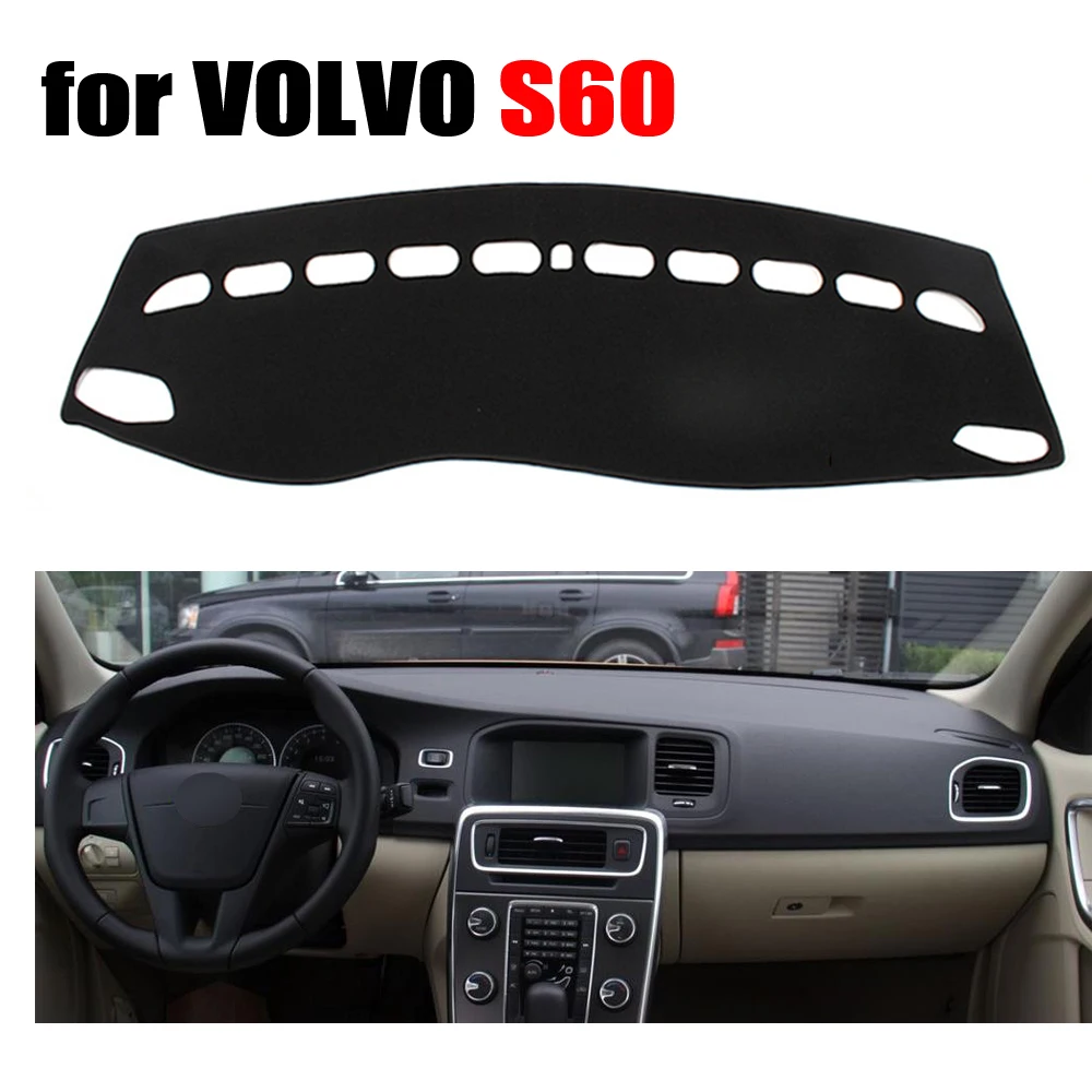 RKAC Car dashboard covers mat for VOLVO S60 2010-2015 Left hand drive dashmat pad dash cover auto accessories | Автомобили и