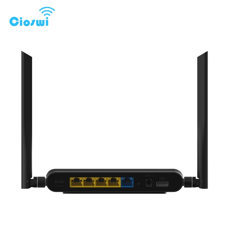 Мощный WiFi роутер WAN LAN двухдиапазонный 11AC с USB портом 1167 Мбит/с 64 МБ 2,4 г 5 ГГц длинный Диапазон Wi-Fi ретранслятор Openwrt AP роутер