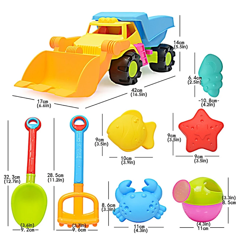 8 шт. детские пляжные игрушки Детские пляжные Машинки Игрушки для песка водяная Ванна Пляжный набор игрушек для детей игрушечная Лопата