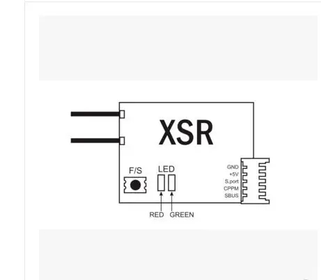 FrSky XSR 2,4 GHz 16CH приемник accst w/s-шина и CPPM особенно для мини мультикоптера Sundrone