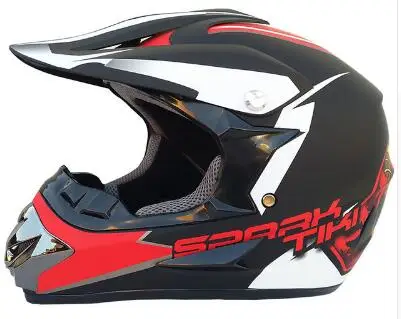 Высокое качество, шлем для мотокросса, брендовый шлем для мотокросса Atv Mtb, шлем для спуска на гору, мотоциклетный шлем с козырьком, ГОСТ, металлический, в черный горошек - Цвет: style17